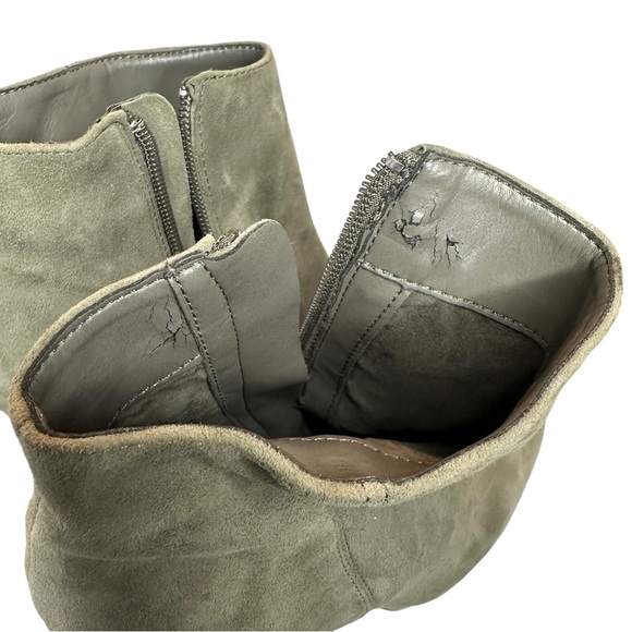 Gianni Bini Women’s Gray Leather Heeled Booties Size 8.5M - Picture 12 of 14